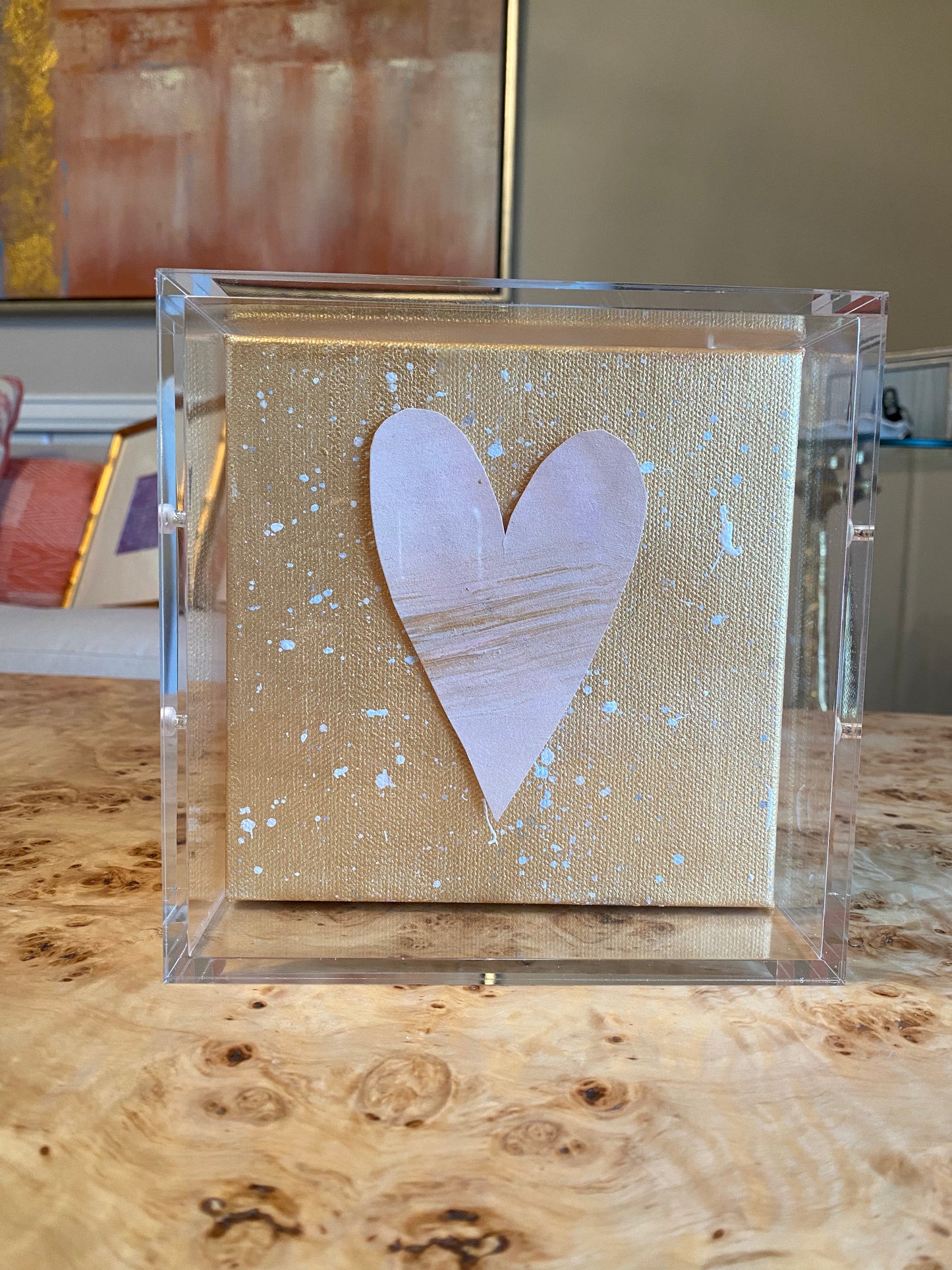 Acrylic Heart of Gold 5