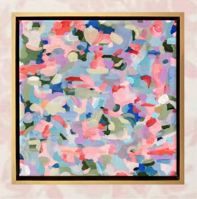 Framed Canvas Funfetti Print