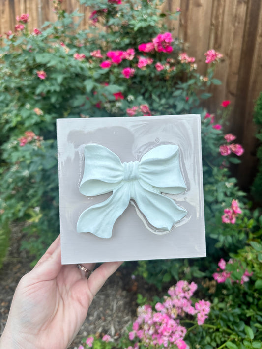 Mini Resin Bow - Rose