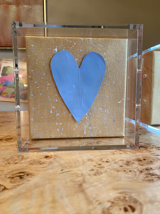 Acrylic Heart of Gold 7